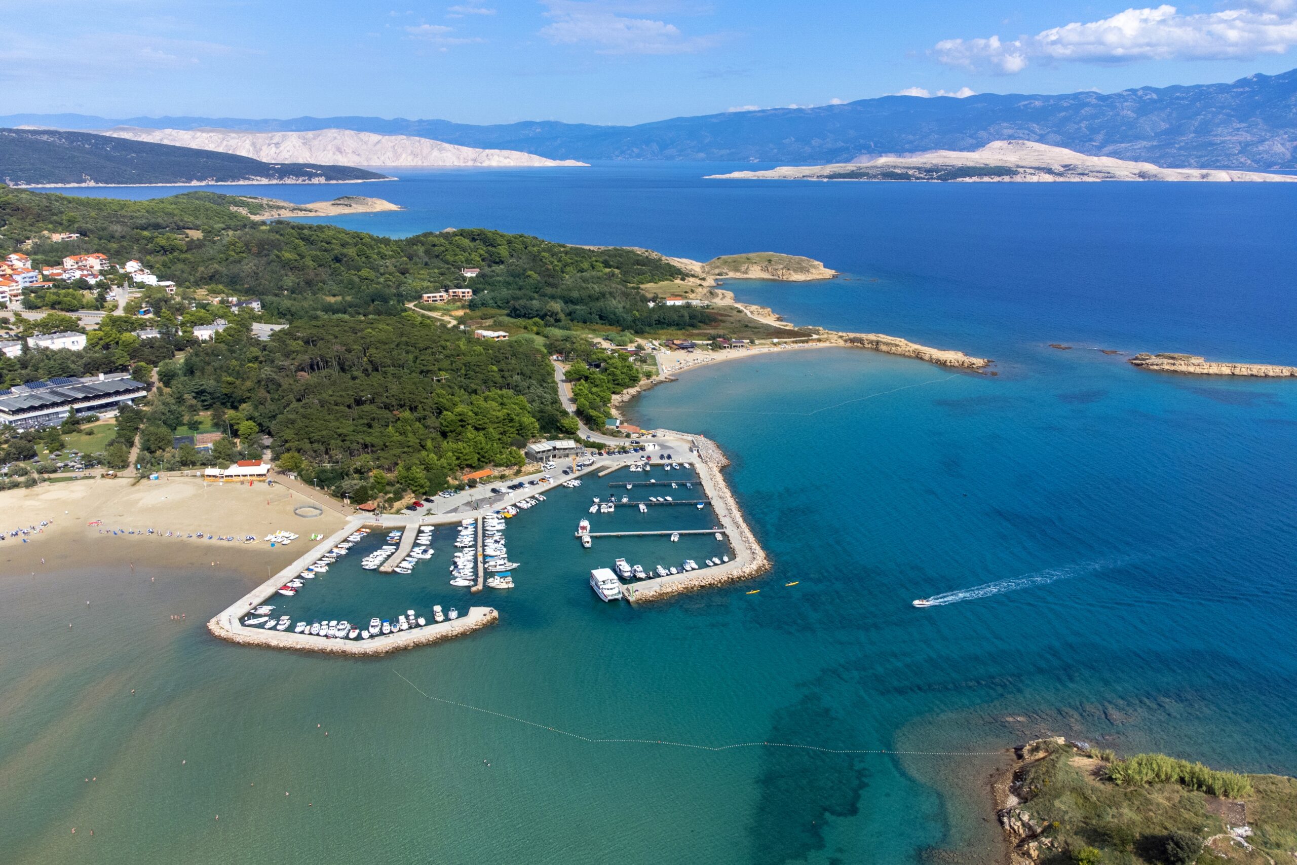 Where to stay on the Rab riviera