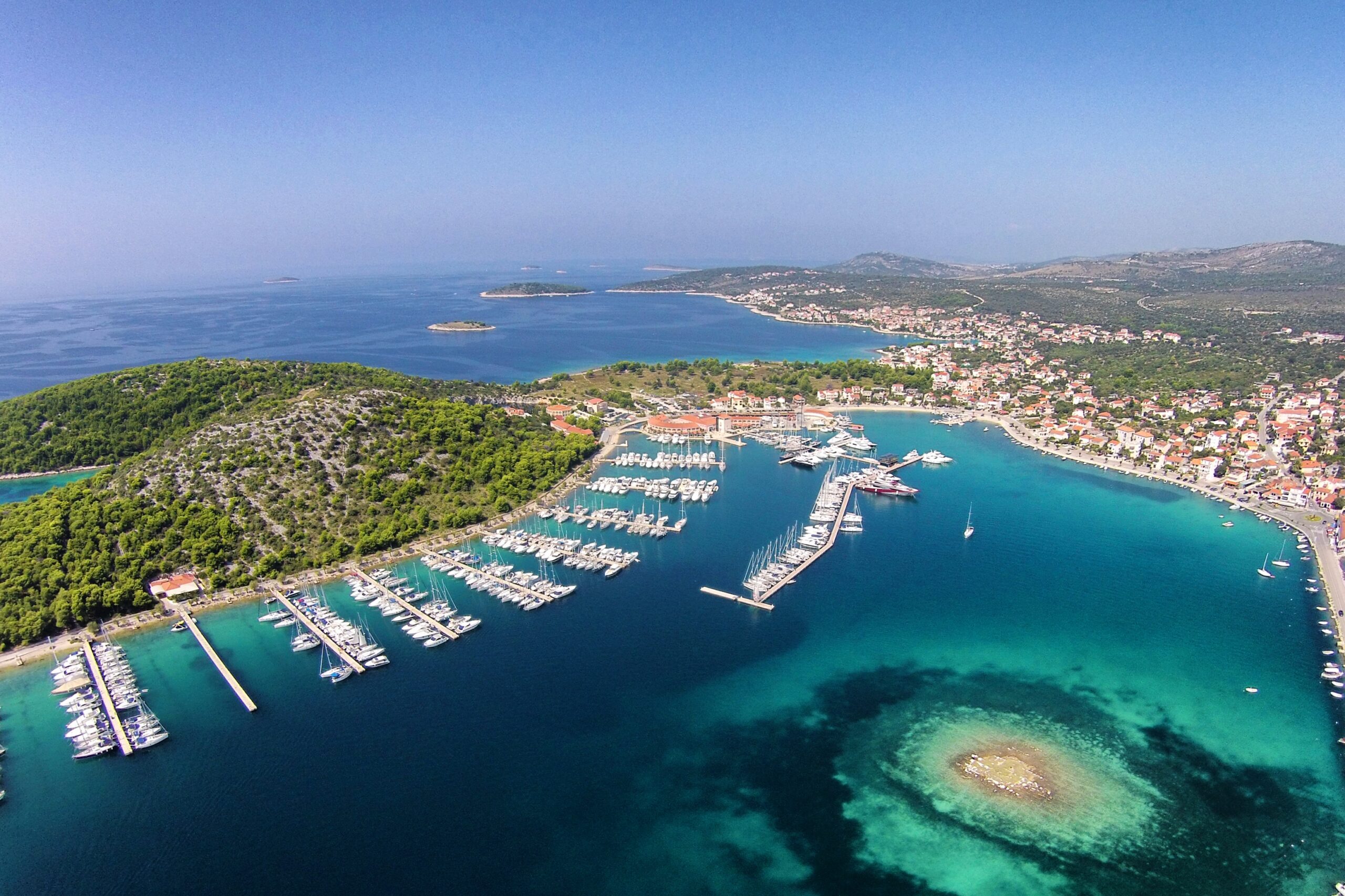 Wo man an der Riviera Rogoznica übernachten kann